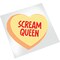 Valentine DTF Transfer - Scream Queen Candy Heart Ready To Press